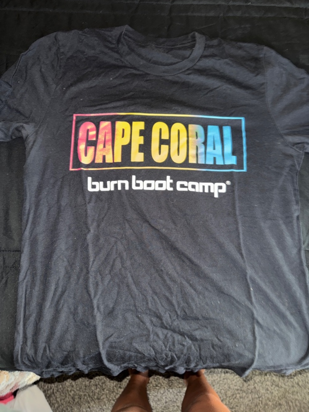 Burn Boot Camp Cape Coral Short Sleeve Logo Tee - Black